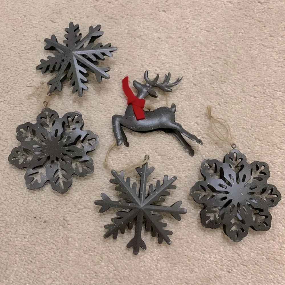 Target Holiday Metal Ornament Set